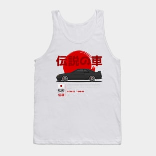 Street Tuner Black GTR R32 JDM Tank Top